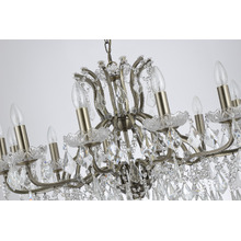 Tamara Iron & Crystal 12 Light Chandelier